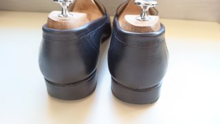 Mocassini Androzzi Pelle Blu N.41