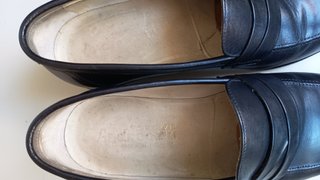 Mocassini Androzzi Pelle Blu N.41