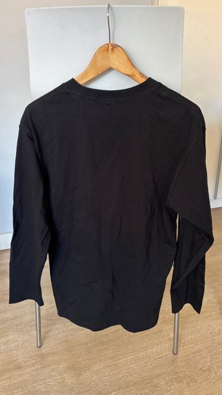 Camiseta Saint Laurent manga larga YSL negra