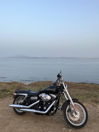 Harley Davidson Dyna Street Bob 2006 Negro Mate