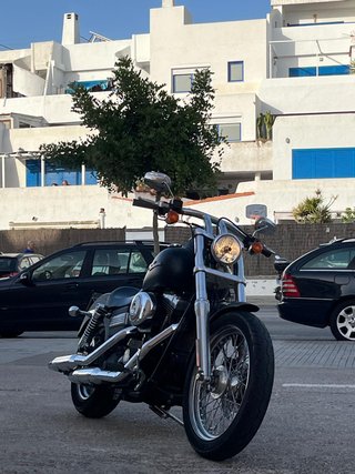 Harley Davidson Dyna Street Bob 2006 Negro Mate