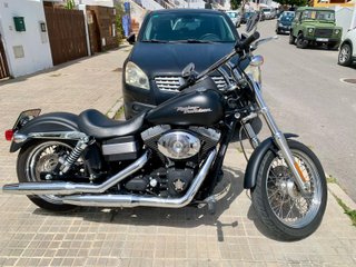Harley Davidson Dyna Street Bob 2006 Negro Mate