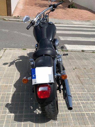 Harley Davidson Dyna Street Bob 2006 Negro Mate