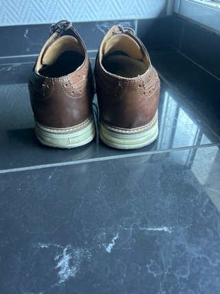 Giancarlo Nori Zapatos de Cuero Marrones