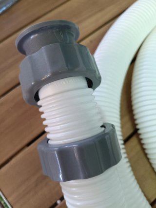 Manguera Bestway 3m ø38mm Gris/Blanco