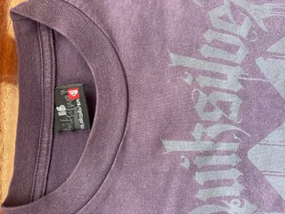 Camiseta Quiksilver Manga Larga Morada
