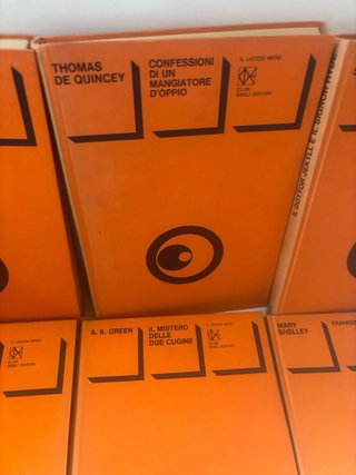 Lotto di 9 libri vintage anni 70 Il laccio nero