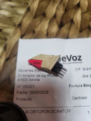 Plato Technics SL-B20S con cápsula Ortofon Nueva a