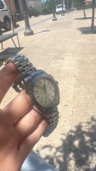 Rolex Oyster Perpetual Oro/Plata
