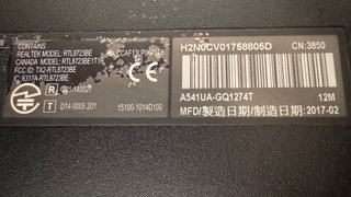 Portátil Asus Beige y Negro modelo A541U y cargado