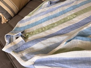 Camisa unisex larga Lino Rayas Loewe
