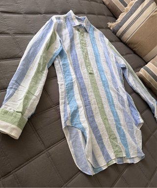 Camisa unisex larga Lino Rayas Loewe