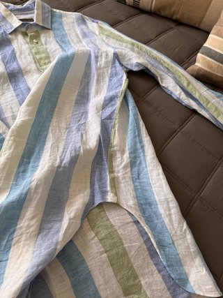 Camisa unisex larga Lino Rayas Loewe