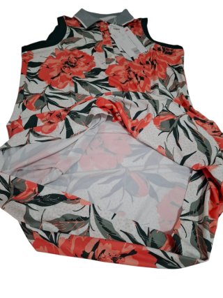 Polo Puma Golf Floral Sin Mangas