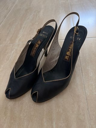 Zapatos de tacón Isabel Madera azul marino t. 39