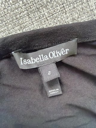 Vestido premamá Isabella Oliver negro