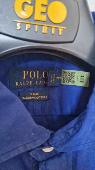 Camicia Polo Ralph Lauren Slim Fit Blu
