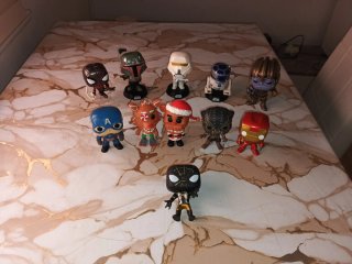 Figuras Funko Pop Marvel y Star Wars