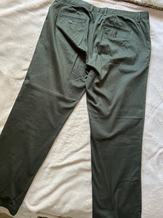 Pantalón de vestir verde hombre