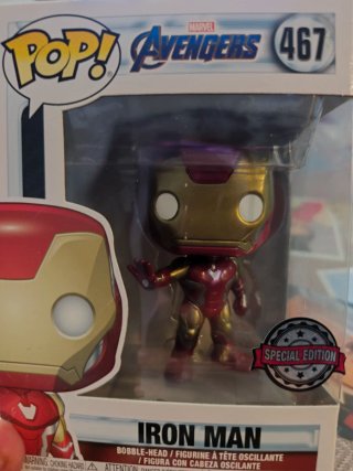 Funko Pop! Iron Man 467 Avengers Edición Especial
