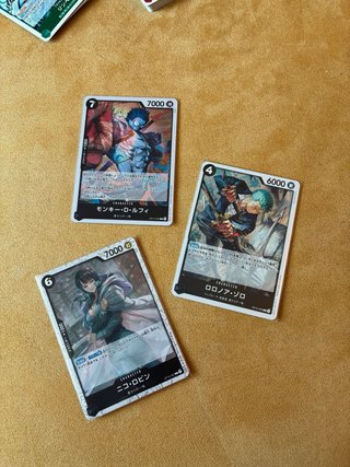 Lotto 200 Carte One Piece, 2 SR + 18 Rare