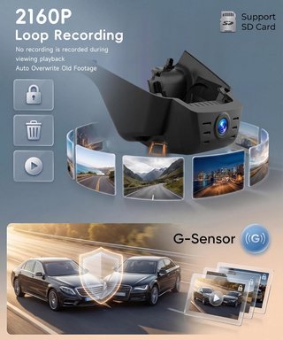 Dashcam 4K Hodozzy para Honda CR-V 23-25