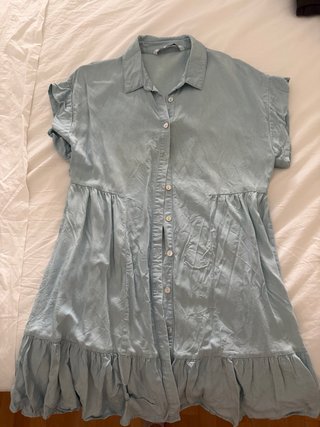 Vestido vaquero fino azul