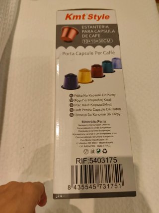 Estantería para cápsula de cafe Kmt Style