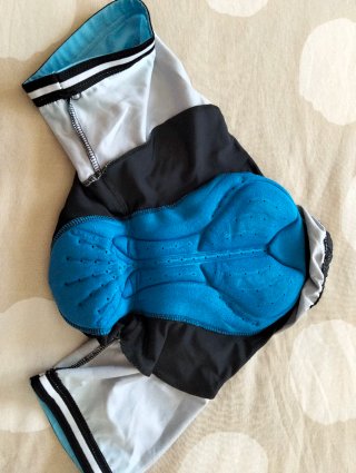 Maillot/Pantalón Ciclismo Phixolue Negro y Azul