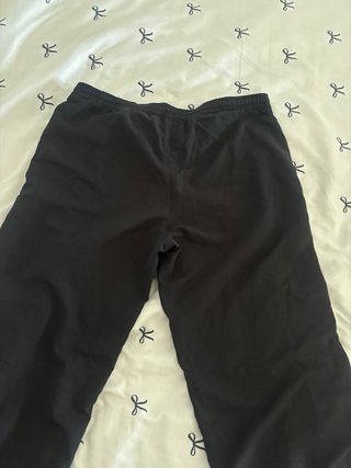 Pantalones Adidas negros con detalles turquesa