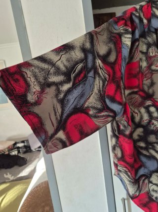 Camisa de senhora estampada