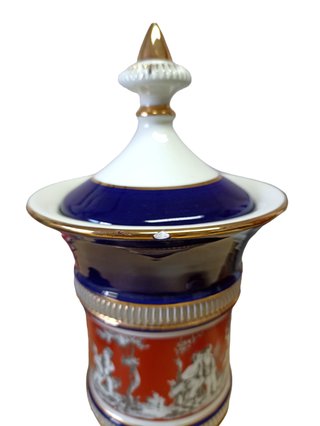 Conjunto jarrón cerámica Firenze Italy