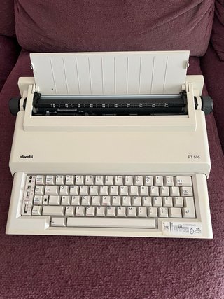 Olivetti PT 505 Máquina de Escribir Vintage