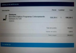 Bicicleta Elíptica Domyos EL120