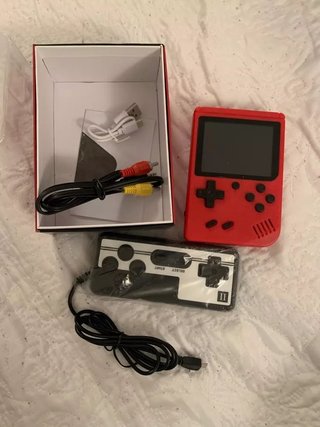 Game boy retro 400 juegos + mando + funda