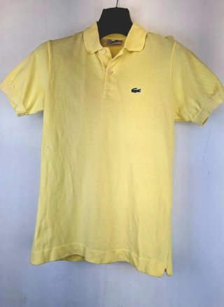 Lacoste Vintage Polo Amarillo Retro Y2K 80s 90