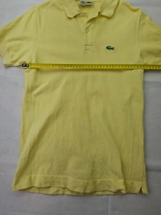 Lacoste Vintage Polo Amarillo Retro Y2K 80s 90