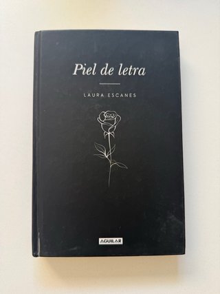 Libro “Piel de letra” de Laura Escanes