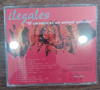 CD Ilegales El Corazón es un Animal Extraño