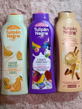 Lote 3 Geles de Baño Tulipán Negro