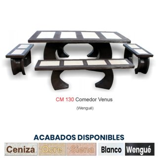 Comedor Venus piedra artificial jardin