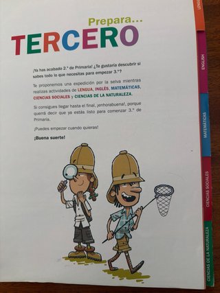 Prepara... tercero repasa los contenidos de 2o ...