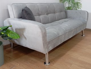 Sofá ·Cama Carlux Gris Claro, Cómodo. ¡OFERTA!