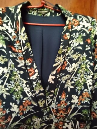 Chaqueta Zara Estampada Estilo Kimono