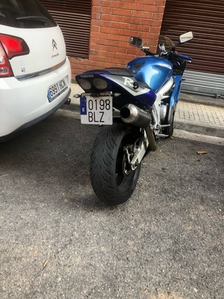 Yamaha R6 2002 Azul/Plata