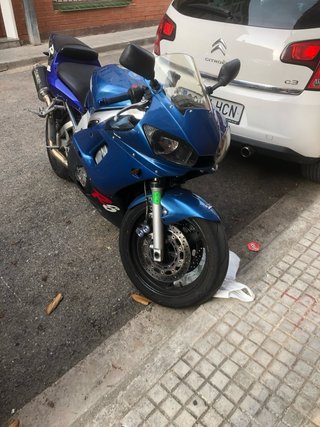 Yamaha R6 2002 Azul/Plata