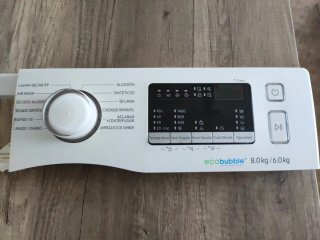 Panel frontal lavadora Samsung ecobubble