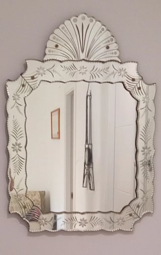 Espejo Veneciano Decorado, sin taras ni desperfect