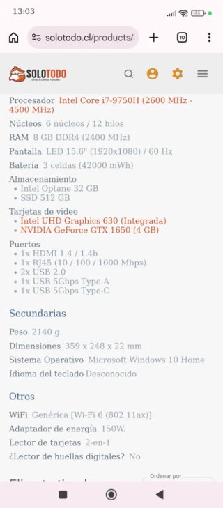 Portátil asus X571GT-BQ547T + ratón + base