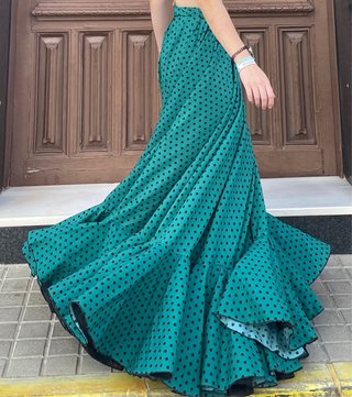 Falda de flamenca mucho vuelo 34-38